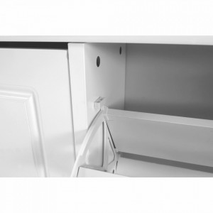 Pantofar, 2 compartimente, alb, 104x47,5x24 cm - TP257689 - Img 14