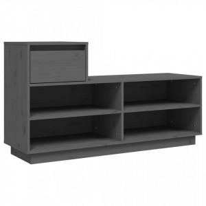 Pantofar, gri, 110x34x61 cm, lemn masiv de pin - V814451V - Img 1