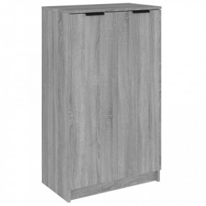 Pantofar, gri sonoma, 59x35x100 cm, lemn compozit - V817109V - Img 1