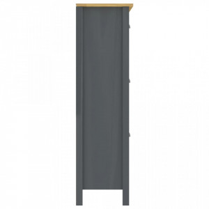 Pantofar Hill Range, gri, 72x35x124 cm, lemn masiv de pin - V289005V - Img 4