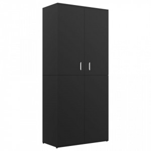 Pantofar, negru, 80 x 39 x 178 cm, PAL - V802859V - Img 1