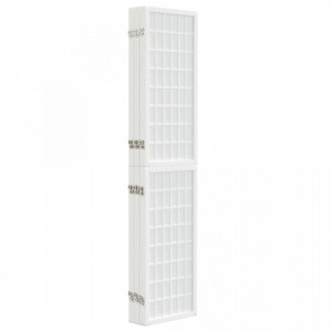 Paravan pliabil cu 6 panouri, stil japonez, alb, 240x170 cm - V352090V - Img 4