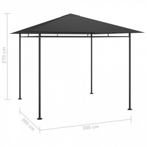 Pavilion, antracit, 3x3x2,7 m, 180 g/m² - V313920V - Img 4