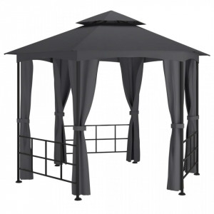 Pavilion cu pereți laterali, antracit, 3,1x2,7 m - V313933V