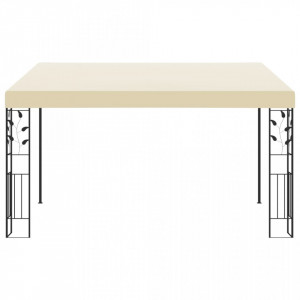 Pavilion de perete, crem, 4 x 3 x 2,5 m - V47998V