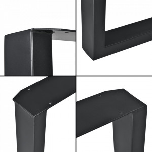 Picioare masa, set 2 buc 40 x 43 cm, negru - P57353524 - Img 3
