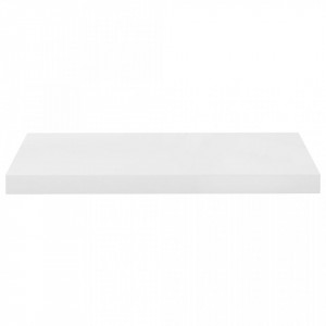 Raft de perete suspendat, alb extralucios, 60x23,5x3,8 cm, MDF - V323748V - Img 4