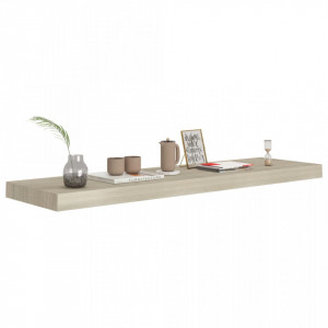 Rafturi de perete suspendate 4 buc. stejar, 90x23,5x3,8 cm, MDF - V323882V - Img 3