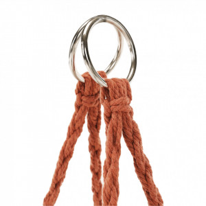Scaun balansoar suspendabil, leagăn agăţat, maro, 80x120 cm - TP295531 - Img 9