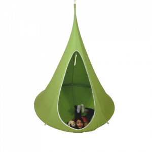 Scaun balansoar suspendabil, leagăn agăţat, verde, 120x120x150 cm - TP262373 - Img 1