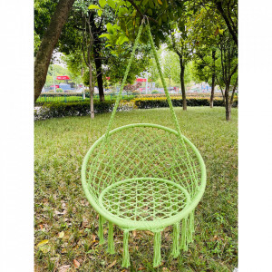 Scaun balansoar suspendabil, leagăn agăţat, verde, 80x120 cm - TP295534 - Img 15
