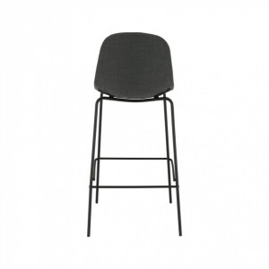 Scaun bar, material textil gri închis/metal - TP295302 - Img 13