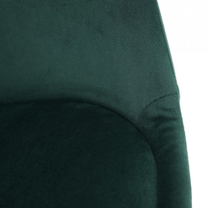 Scaun, catifea Velvet smarald/ negru - TP284345 - Img 13