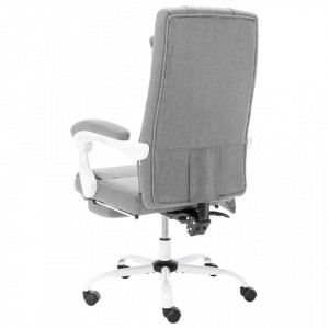 Scaun de birou cu masaj, gri, material textil - V20318V - Img 4