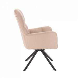 Scaun de design ţesătură bej - TP265013 - Img 6