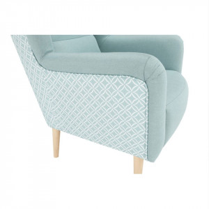 Scaun de design, ţesătură mentol/model - TP223733 - Img 13