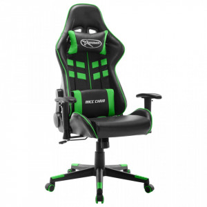 Scaun de jocuri, negru și verde, piele artificială - V20505V - Img 2