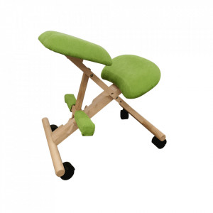 Scaun genunchi ergonomic, verde, 46x65x56-72 cm - TP300218 - Img 4
