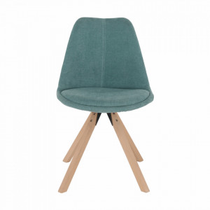 Scaun, material textil verde mentol/lemn fag - TP202573 - Img 10