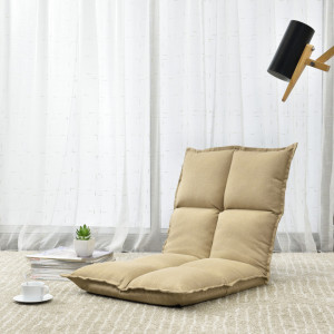 Scaun podea, 110 x 55 x 11 cm, culoarea nisipului, reglabil in 5 trepte - P65760488 - Img 1