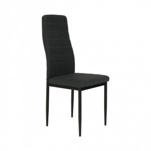 Scaun, textil gri închis/metal negru - TP201236 - Img 12