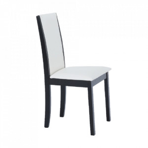 Scaun, wenge/piele eco alb - TP203071 - Img 12