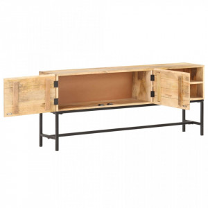 Servanta, 145 x 30 x 60 cm, lemn masiv de mango - V320226V - Img 4