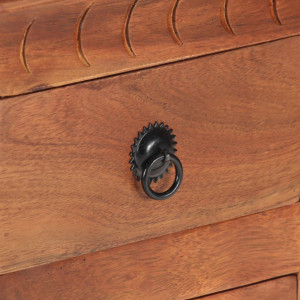 Servanta, 62 x 30 x 75 cm, lemn masiv de acacia - V248004V - Img 2