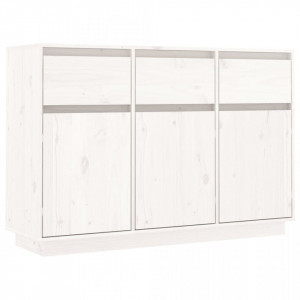 Servantă, alb, 110x34x75 cm, lemn masiv de pin - V813815V - Img 1