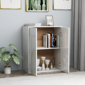 Servanta, alb lucios, 60 x 30 x 75 cm, PAL - V800735V - Img 3