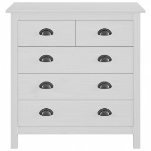 Servanta Hill Range, alb, 79 x 40 x 80 cm, lemn masiv de pin - V288916V - Img 4