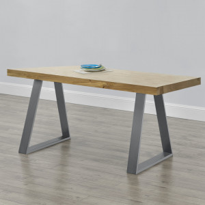 Set 2 bucati picioare masa, 70 x 10 x 72 cm, metal/gri - P65541997