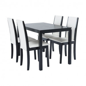 Set cină, wenge/piele eco - TP203073 - Img 11
