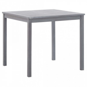 Set mobilier de gradina, 5 piese, gri, lemn masiv de acacia - V278925V - Img 3