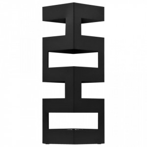 Suport de umbrele, model Tetris, otel, negru - V246794V - Img 2