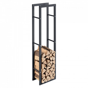 Suport lemne foc, gri, 40 x 150 x 25 cm - P71406189