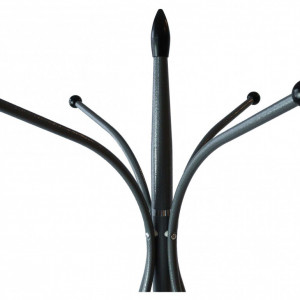TECUIN106 - Cuier de podea, 53 x 53 x 180 cm, Negru-Marmura, PAL - Img 3
