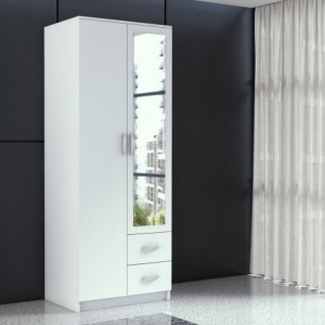 TEDUA120 - Dulap sifonier 80 x 52 x 205 cm, Alb-Mat - Img 1
