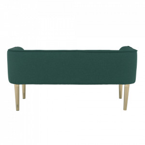 Bancă, băncuţă verde si auriu, 127 cm - TP280880 - Img 14