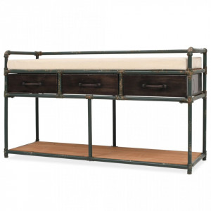 Banca de depozitare cu perna 107,5x34,5x59 cm - V245461V