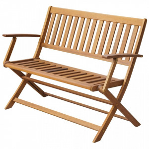 Banca de gradina, 120 cm, lemn masiv de acacia - V44132V