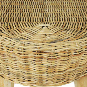 Banca pentru hol, 110 x 35 x 45 cm, ratan natural - V244579V - Img 4