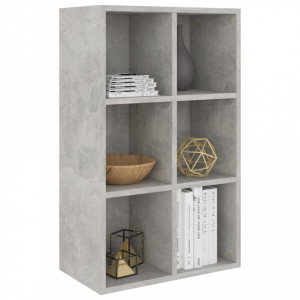 Biblioteca/Servanta, gri beton, 66 x 30 x 97,8 cm, PAL - V800346V - Img 3
