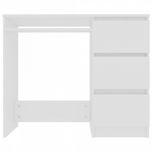Birou, alb, 90 x 45 x 76 cm, PAL - V801373V - Img 4