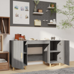 Birou, gri sonoma, 140x50x75 cm, lemn compozit - V817550V - Img 3