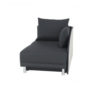 Canapea extensibilă, material textil gri-negru, stânga, 149x80x90 cm - TP238799 - Img 13