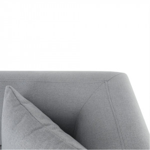 Canapea, gri, dreapta, 144x67x76 cm - TP238796 - Img 6