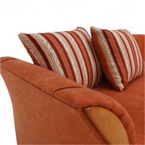 Canapea, textil portocaliu/arin, 78x215x75 cm - TP8018257 - Img 4