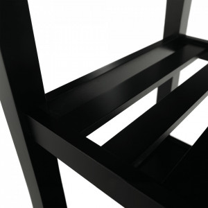 Cărucior de servire, negru, 112x52x91,5 cm - TP301235 - Img 4