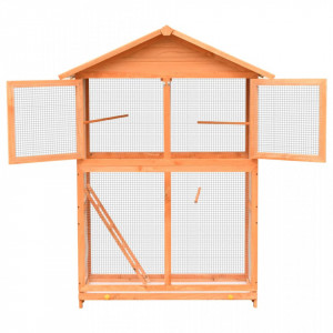 Colivie pasari, 120 x 60 x 168 cm, lemn masiv de pin si brad - V170638V - Img 3
